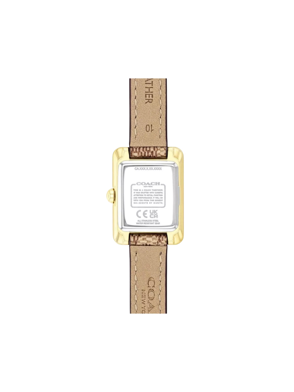 gambar-belakang-Coach-Mara-White-Dial-Canvas-Strap-Watch-Brown