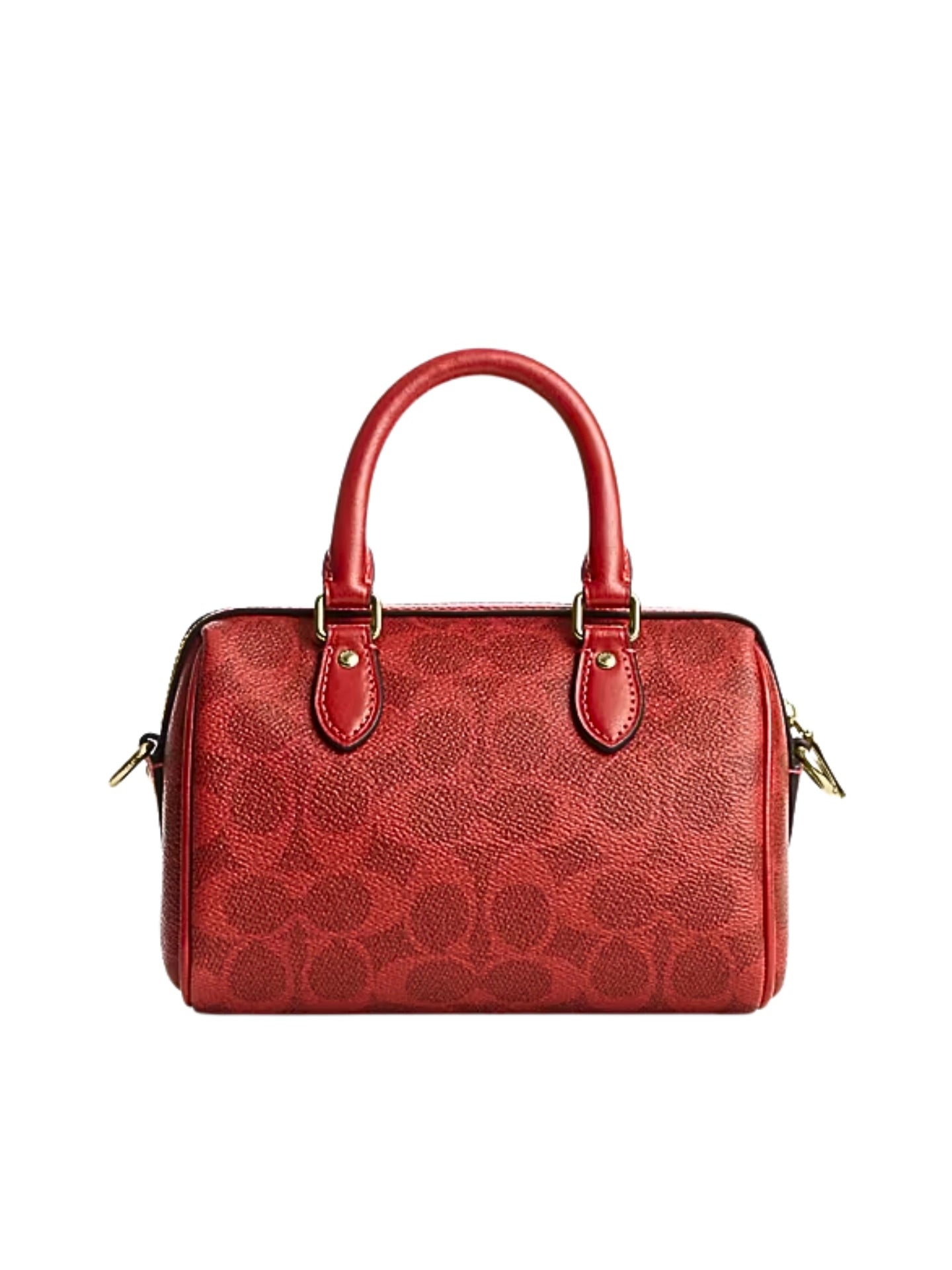 gambar-belakang-Coach-Mini-Rowan-Crossbody-Bag-In-Signature-Canvas-Crimson