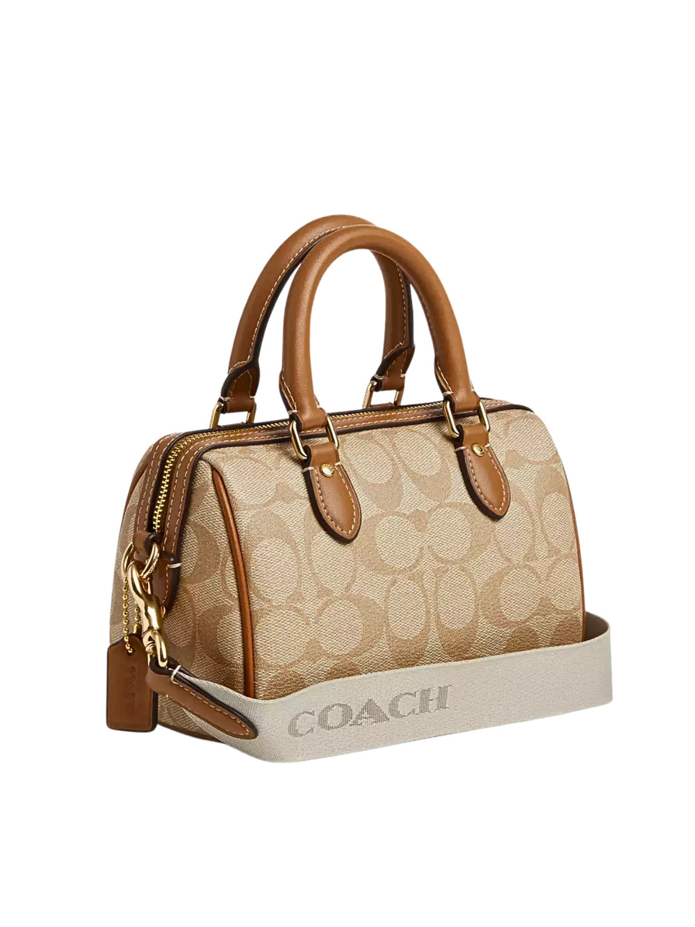 gambar-belakang-Coach-Mini-Rowan-Crossbody-In-Signature-Canvas-With-Stripe-Light-Khaki-Chalk-Saddle