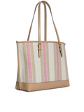 gambar-belakang-Coach-Mollie-Tote-In-Signature-Jacquard-With-Stripes-Taffy-Multi