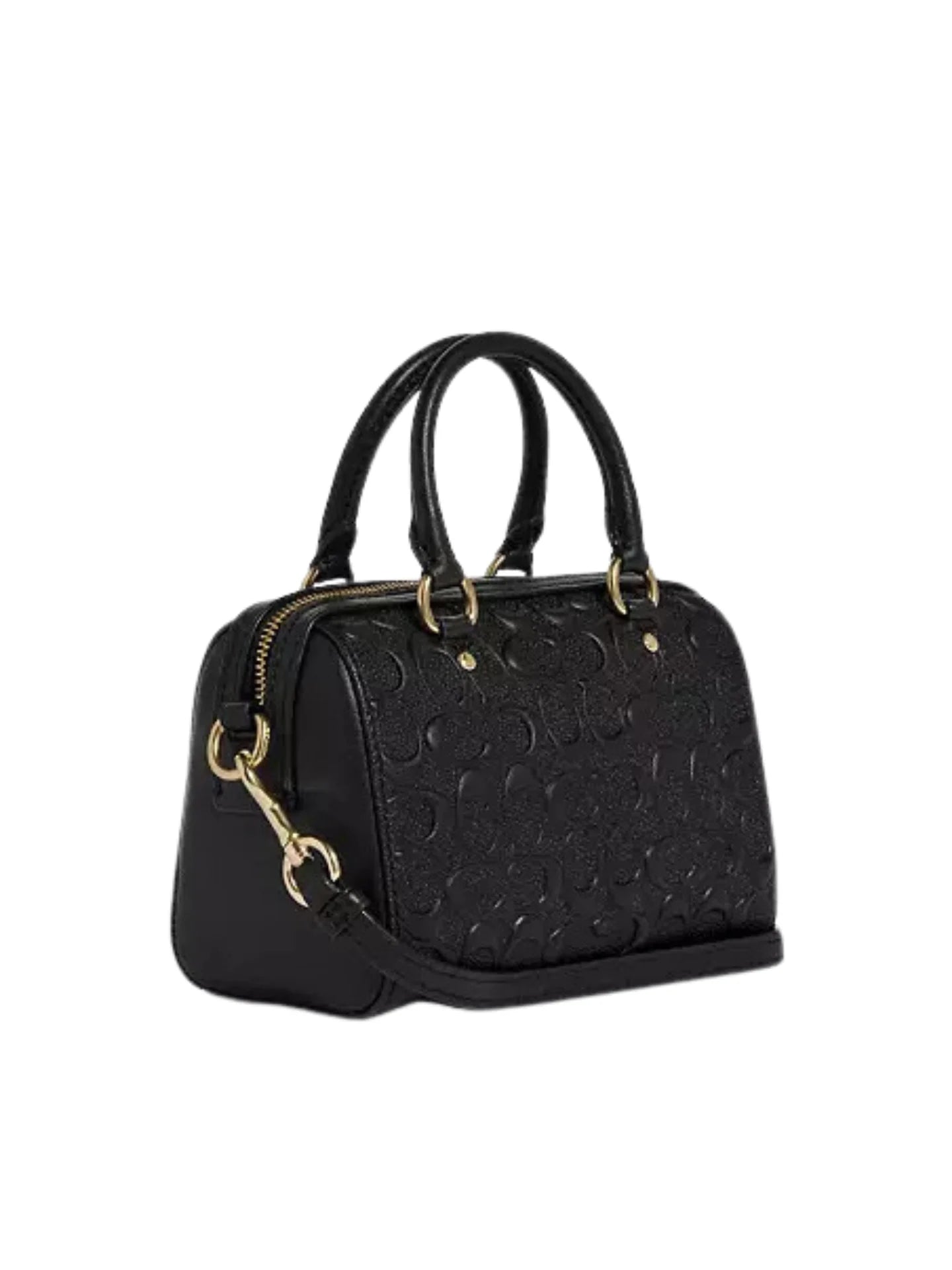 gambar-belakang-Coach-Rowan-Mini-Leather-In-Signature-Crossbody-Bag-Black