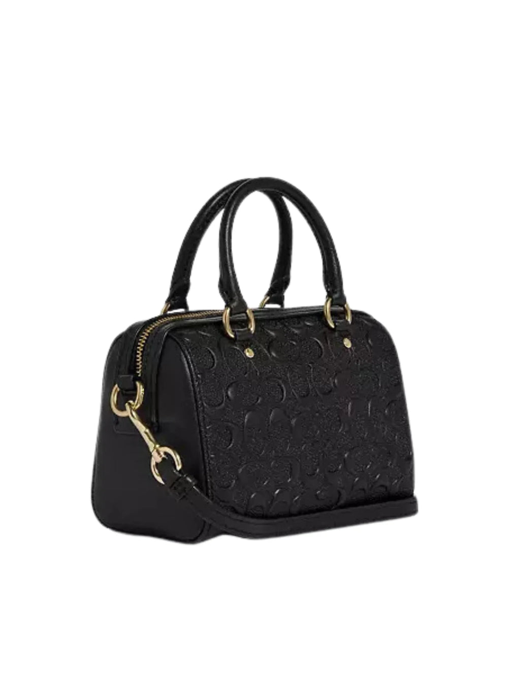 gambar-belakang-Coach-Rowan-Mini-Leather-In-Signature-Crossbody-Bag-Black