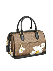 gambar-belakang-Coach-Rowan-Satchel-Bag-In-Signature-Canvas-With-Floral-Print-Tan-Multi