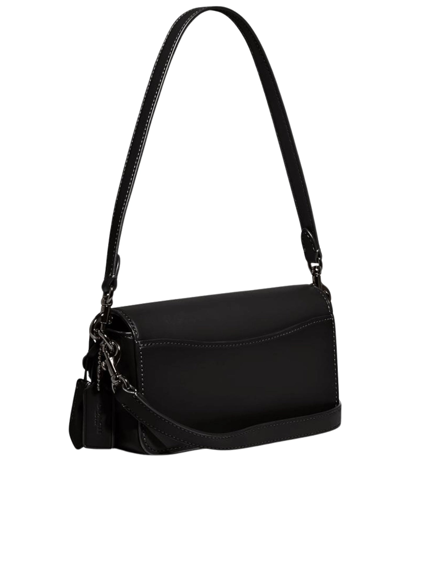 gambar-belakang-Coach-Studio-Baguette-In-Glovetanned-Leather-Shoulder-Bag-Black