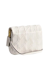 Coach Times Square Tabby Shoulder Bag 26 With Quilting Chalk