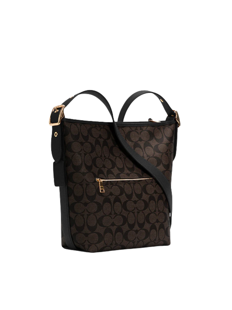 gambar-belakang-Coach-Val-Duffle-Signature-Canvas-Brown-Black