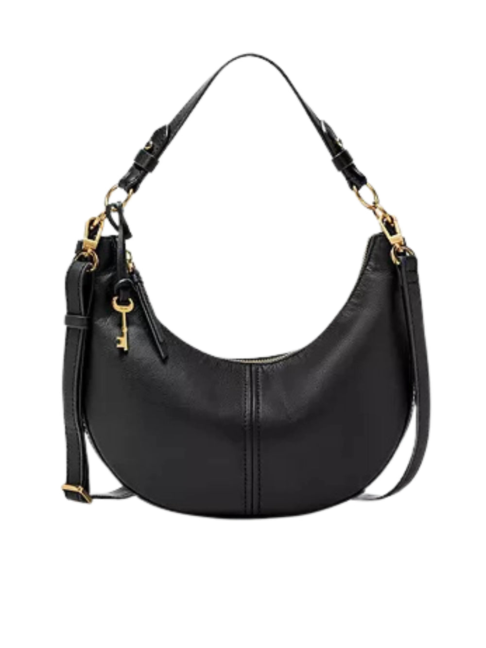 gambar-belakang-Fossil-Shae-Small-Hobo-Bag-Black