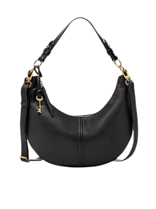 gambar-belakang-Fossil-Shae-Small-Hobo-Bag-Black