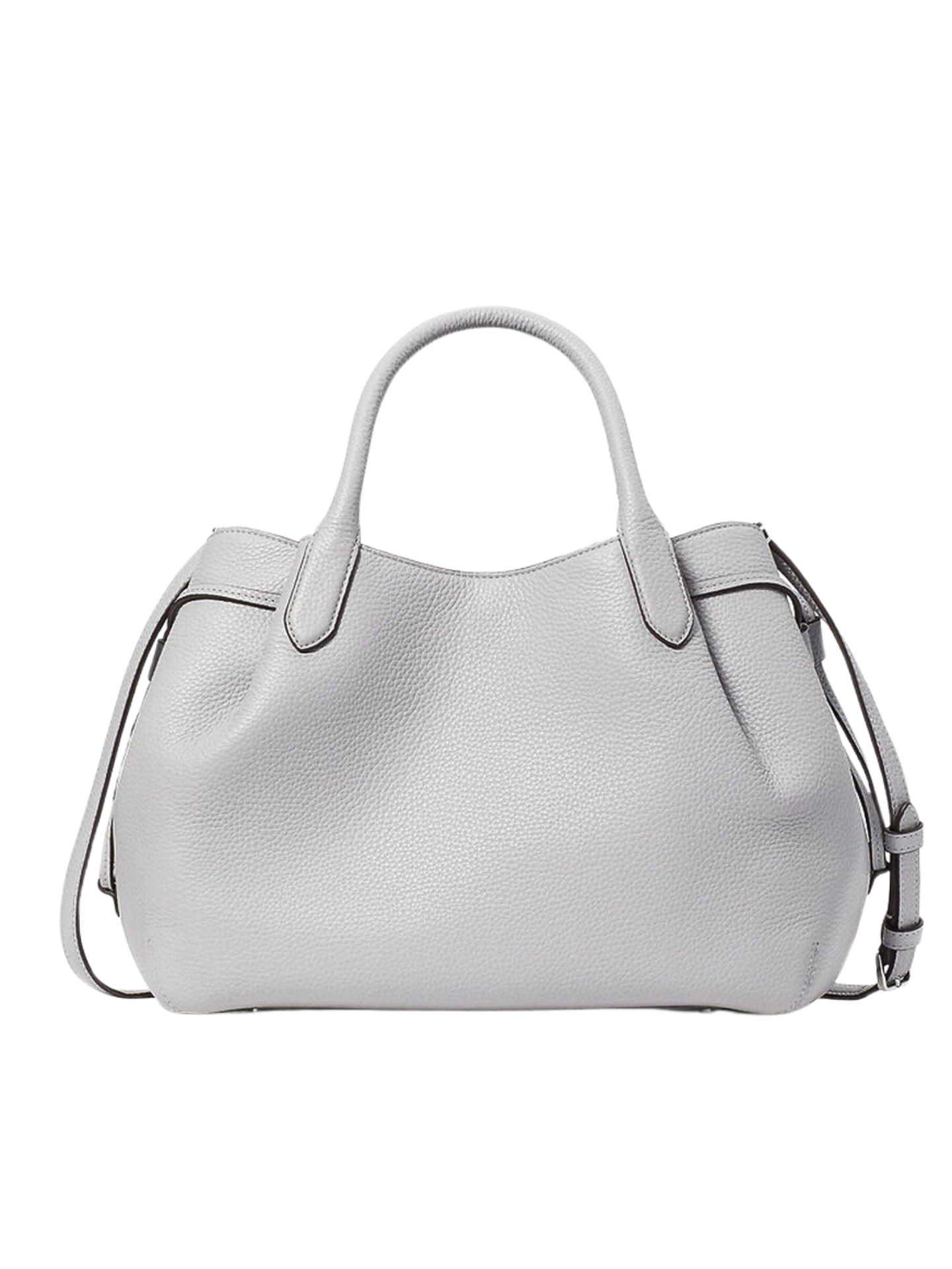 gambar-belakang-Kate-Spade-Dumpling-Pebbled-Leather-Large-Triple-Compartment-Satchel-Mountain-Grey