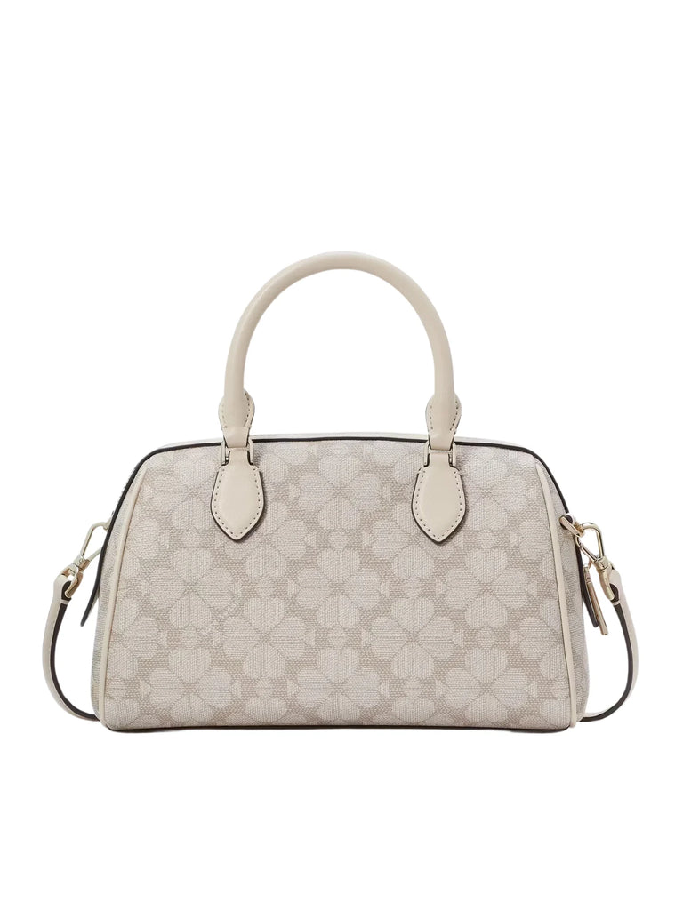Kate Spade Flower Duffle Crossbody Dark Beige