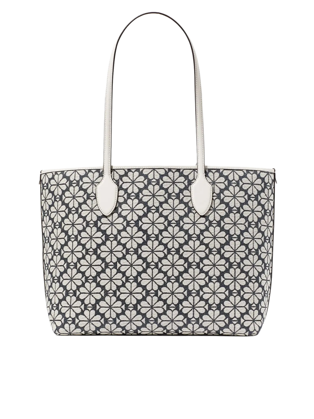gambar-belakang-Kate-Spade-Flower-Jacquard-Bleecker-Large-Tote-Charcoal-Grey-Multi