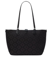 gambar-belakang-Kate-Spade-Flower-Jacquard-Medium-Open-Tote-Black-Multi