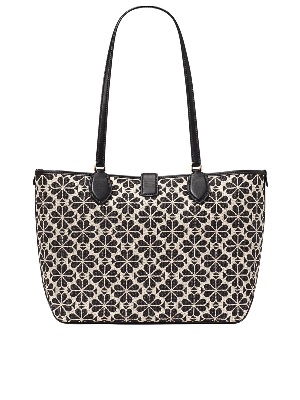gambar-belakang-Kate-Spade-Flower-Jacquard-Medium-Open-Tote-Sand-Multi