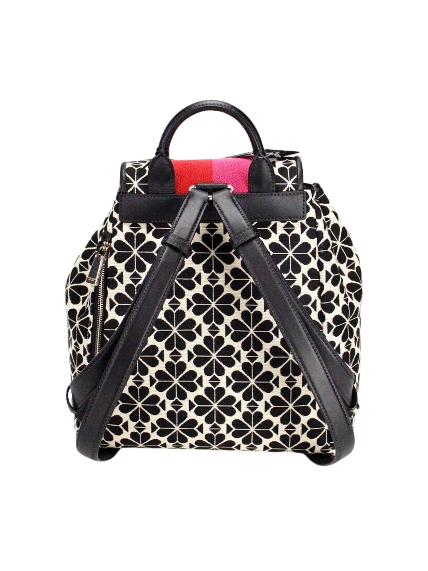 kate spade mini backpack triangle Kate Spade Flower Jacquard Disney Mickey Mouse X Sinch Medium Flap Bac – Balilene
