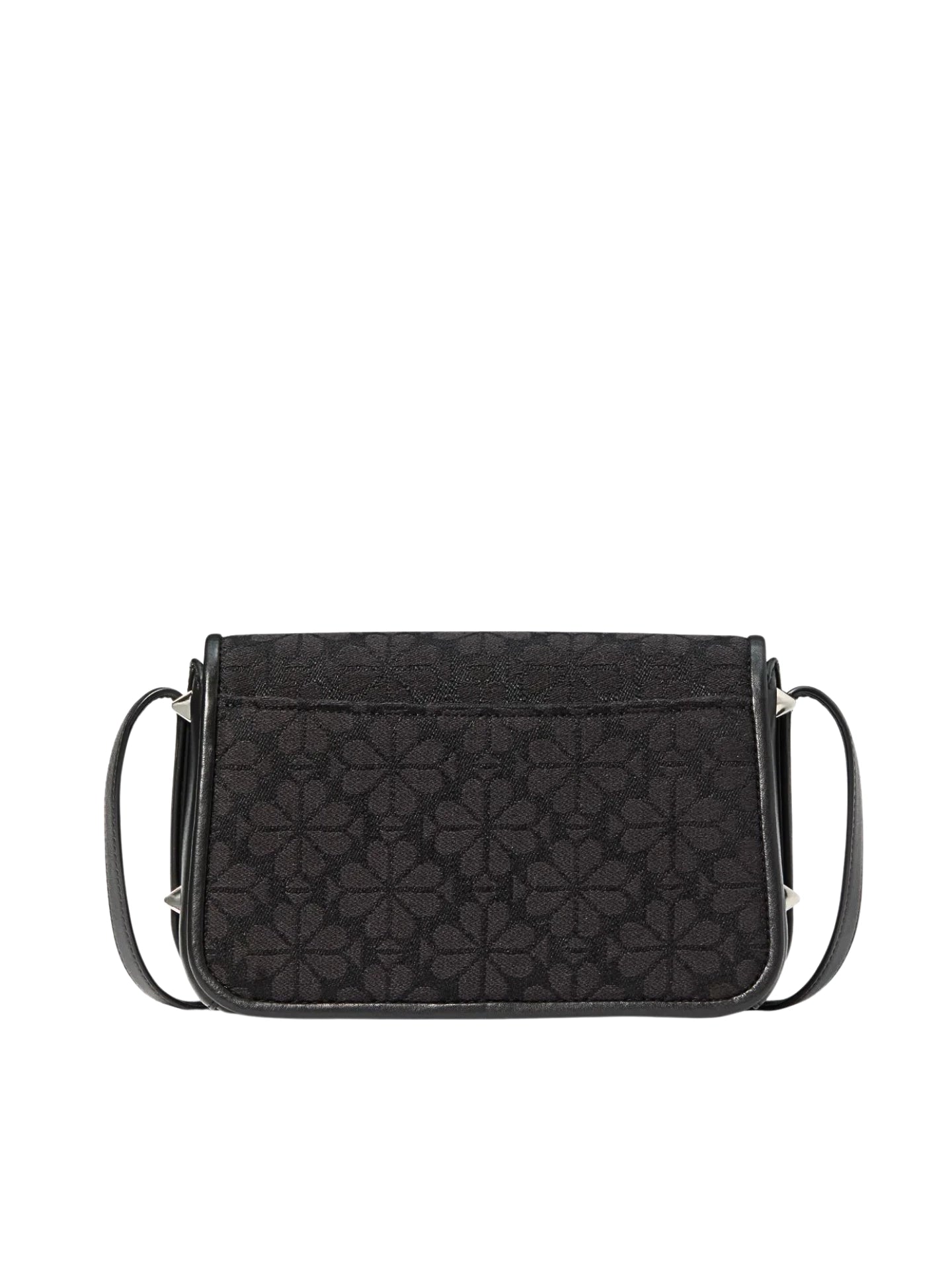 gambar-belakang-Kate-Spade-Flower-Jacquard-Small-Flap-Crossbody-Bag-Black
