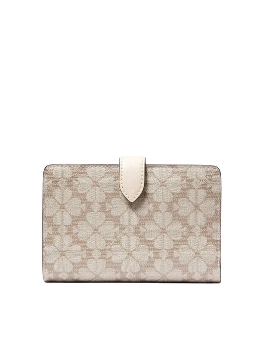 gambar-belakang-Kate-Spade-Flower-Medium-Compact-Bifold-Wallet-Dark-Beige