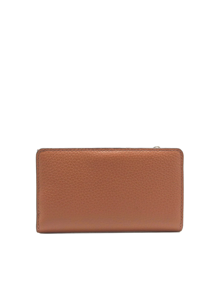 Kate Spade Leila Small Slim Bifold Wallet Warm Ginger Balilene