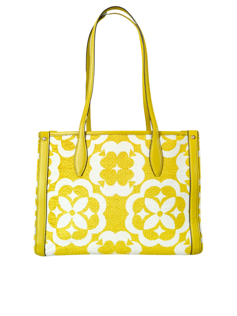 Kate Spade Market Tote Spade Flower Chenille Bartlett Pear