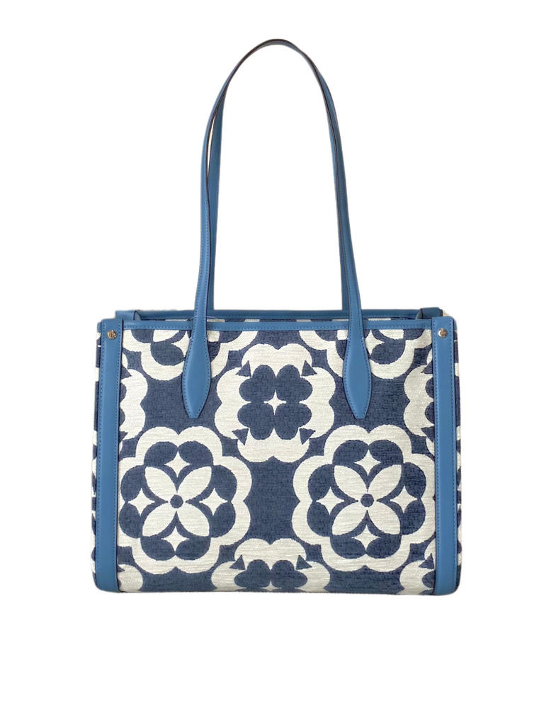 gambar-belakang-Kate-Spade-Spade-Flower-Market-Tote-Chenille-Manta-Blue