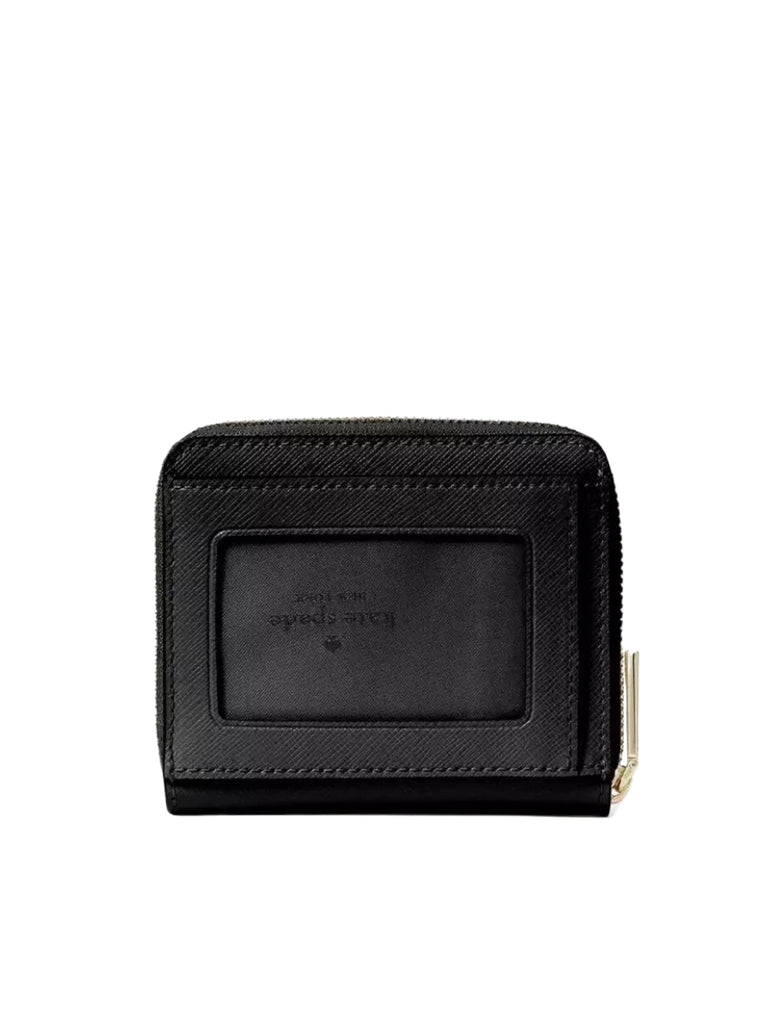 Kate Spade Staci Small Zip Around Wallet Black Balilene