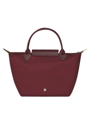 gambar-belakang-Longchamp-Le-Pliage-Green-Small-Top-Handle-Bag-Bordeaux