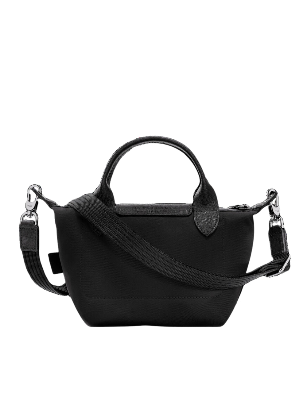 gambar-belakang-Longchamp-le-Pliage-Energy-Extra-Small-Top-Handle-Black