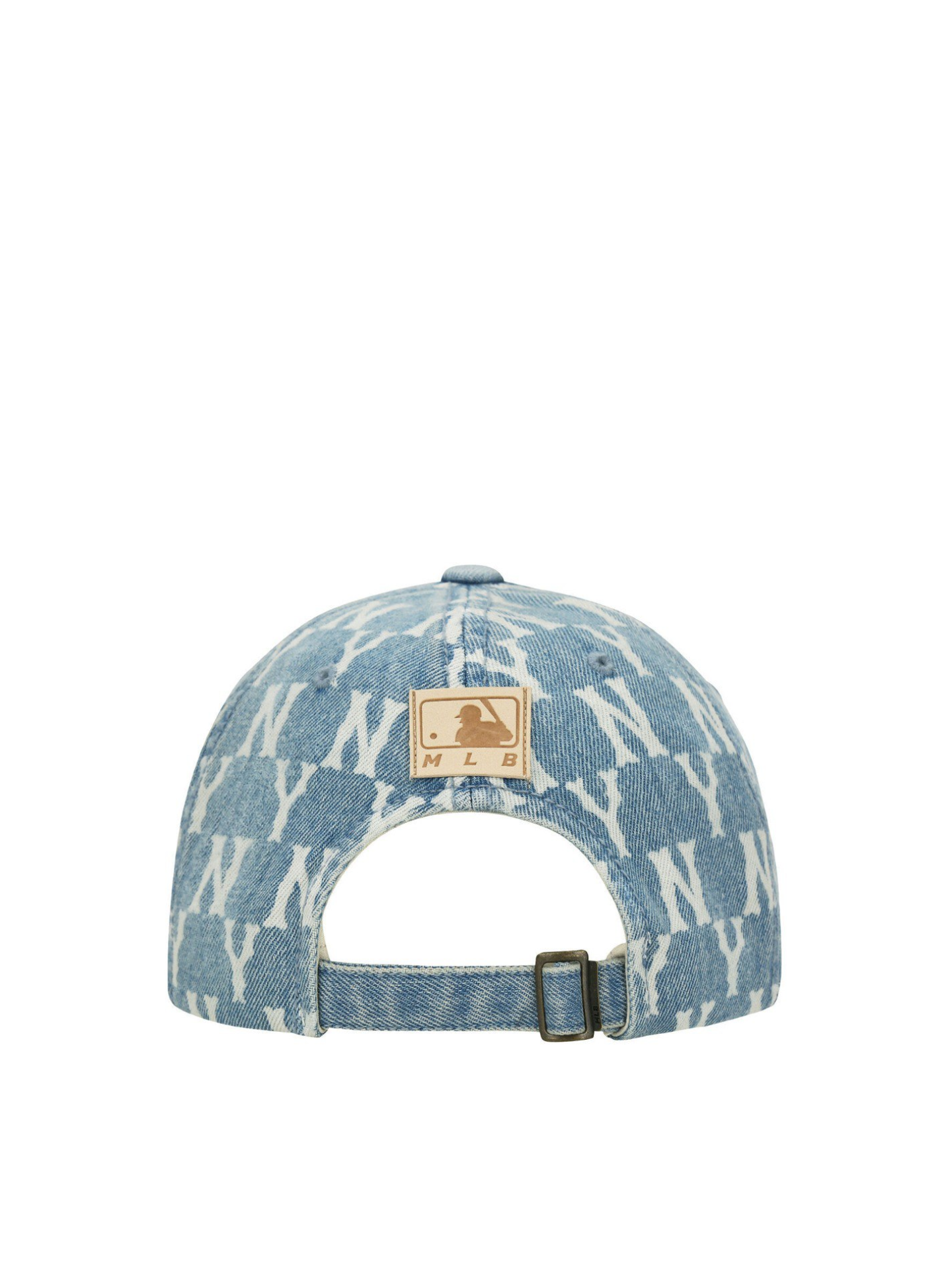    gambar-belakang-MLB-Monogram-Denim-Ball-Hat-NY-Blue
