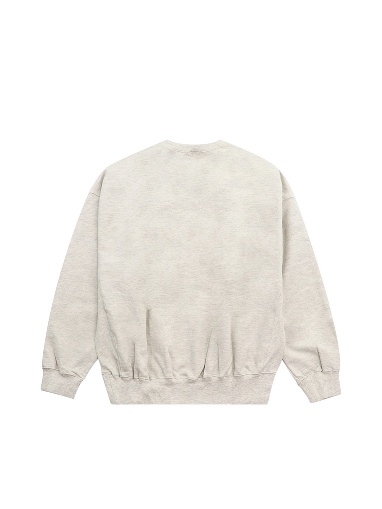Mardi Mercredi Sweatshirt Flowermardi Oatmeal Taupe – Balilene
