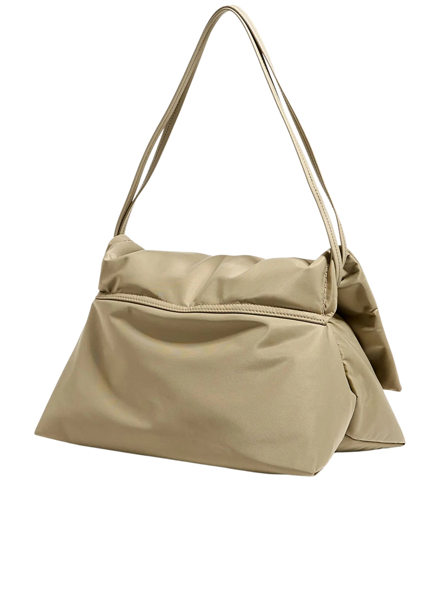 gambar-belakang-Medium-Nylon-Flap-Bag-Khaki