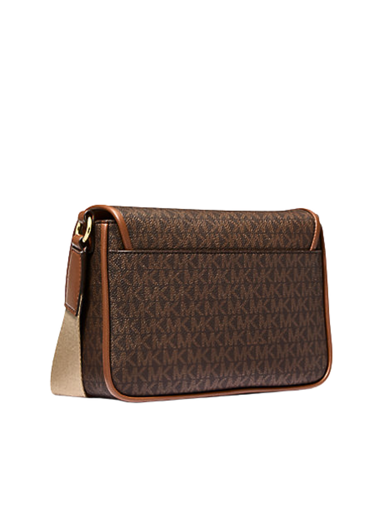 gambar-belakang-Michael-Kors-Bradshaw-Medium-Signature-Logo-Messenger-Bag-Brown