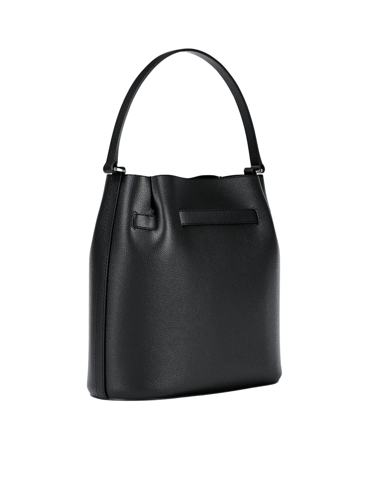 gambar-belakang-Michael-Kors-Carson-Medium-Pebbled-Leather-Convertible-Bucket-Crossbody-Bag-Black