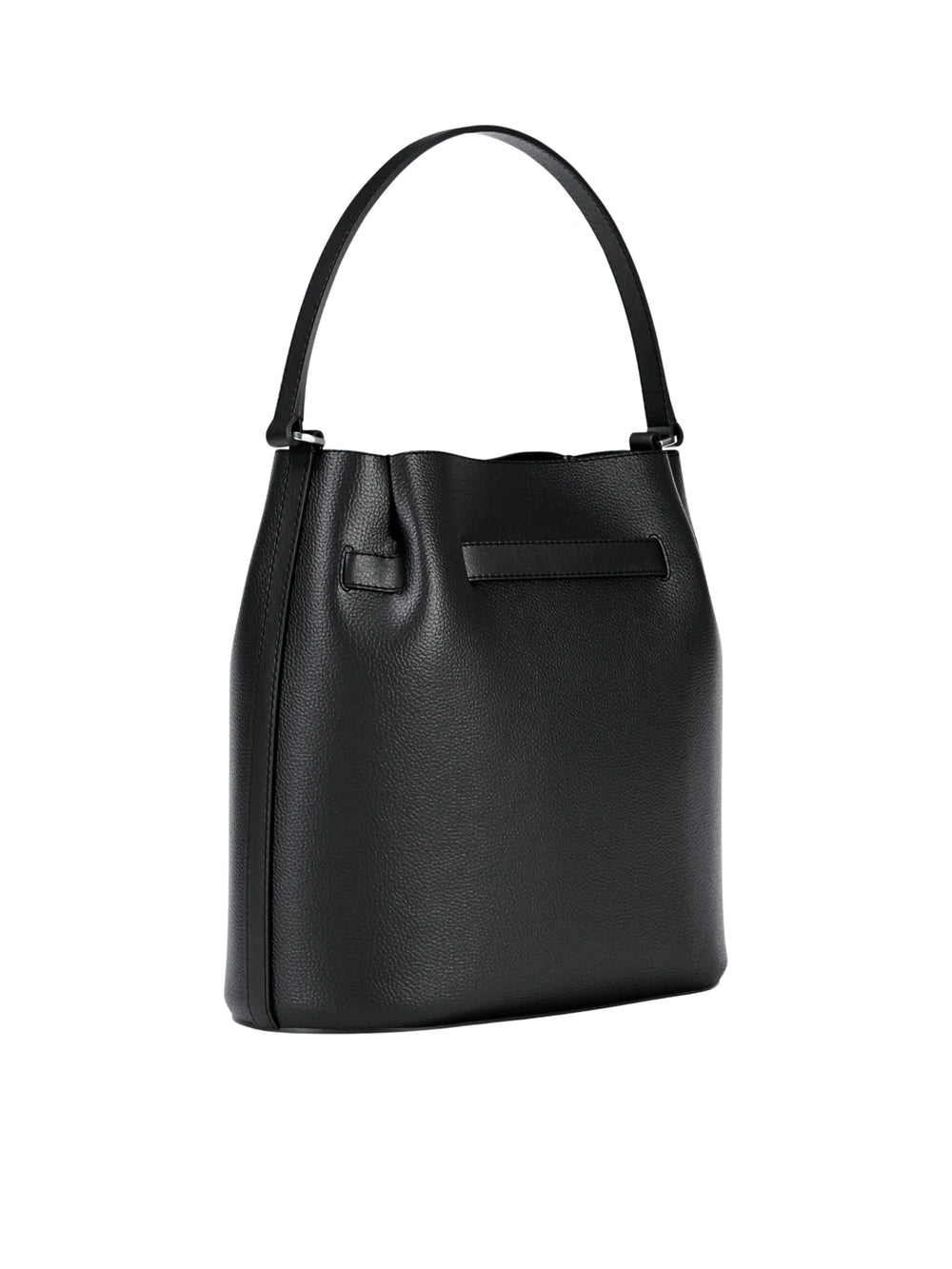 gambar-belakang-Michael-Kors-Carson-Medium-Pebbled-Leather-Convertible-Bucket-Crossbody-Bag-Black