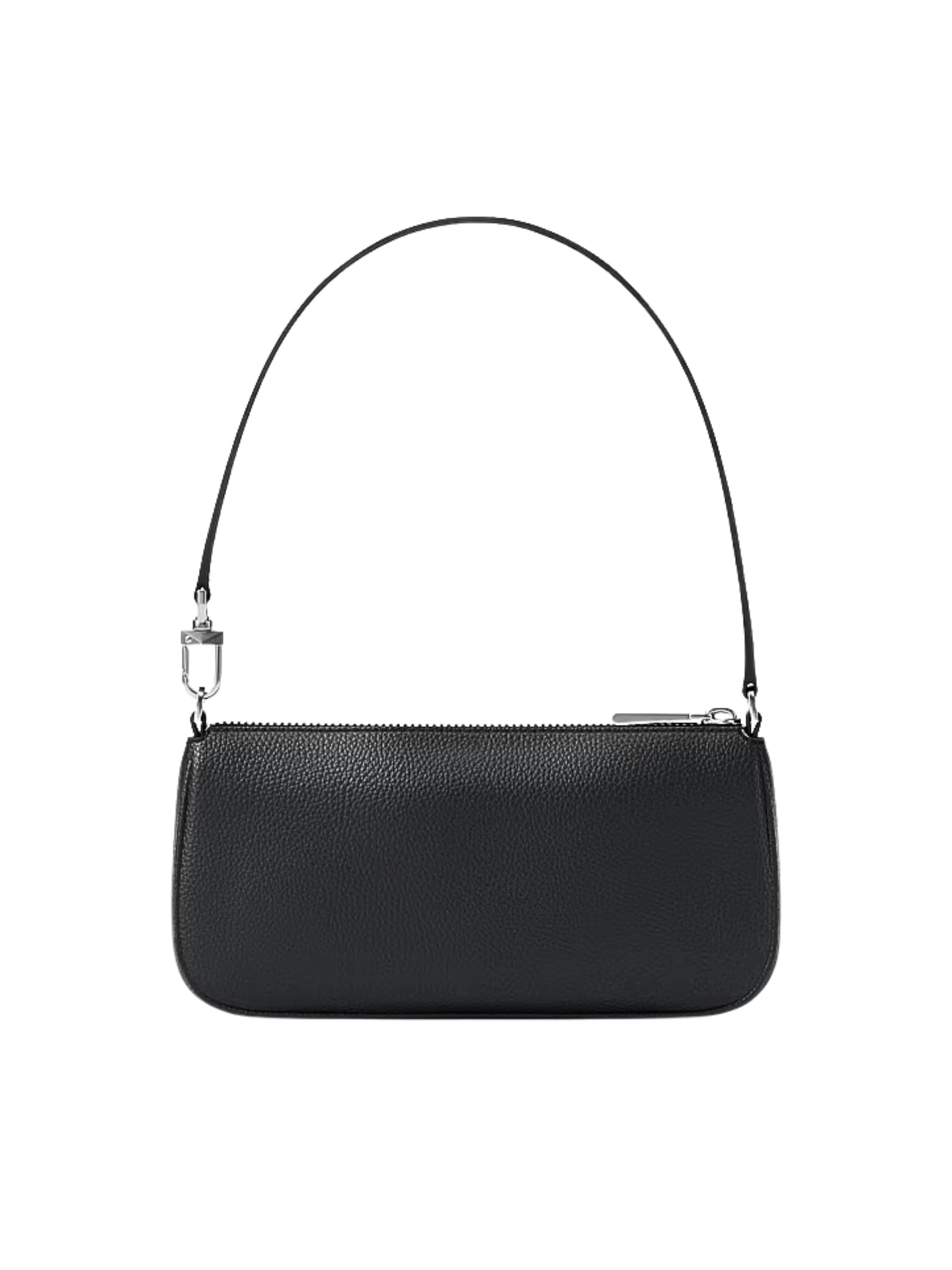 gambar-belakang-Michael-Kors-Zoe-Small-Pebbled-Leather-Pochette-Black