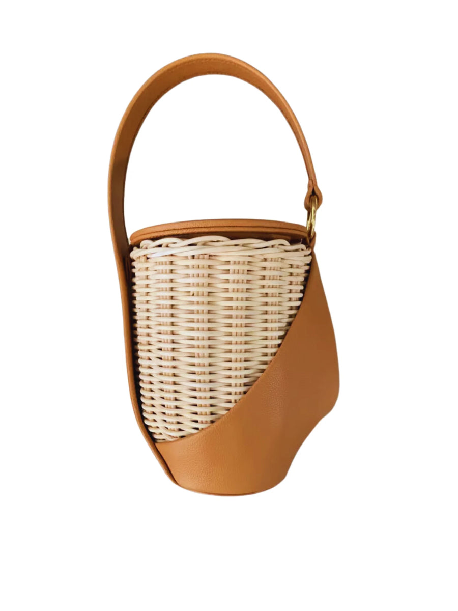 Polene Yke Textured Handbag Tan – Balilene