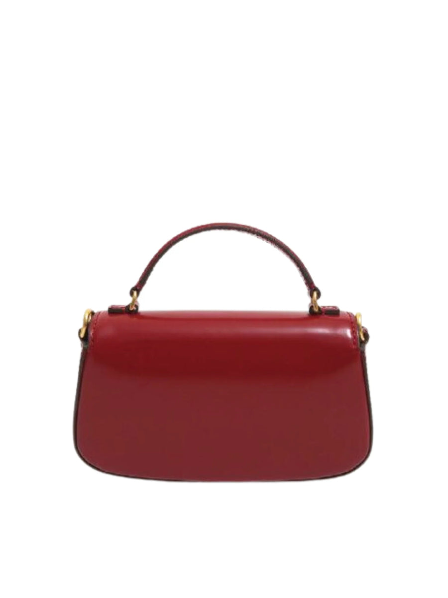 Tory Burch Britten Smooth Mini Top Handle Crossbody Bag Tory Red – Balilene