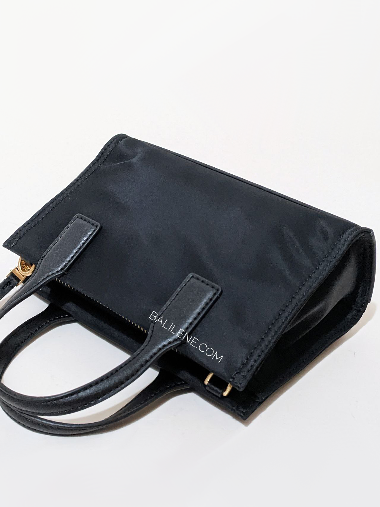 gambar-belakang-Tory-Burch-Ella-Nylon-Mini-Tote-Black