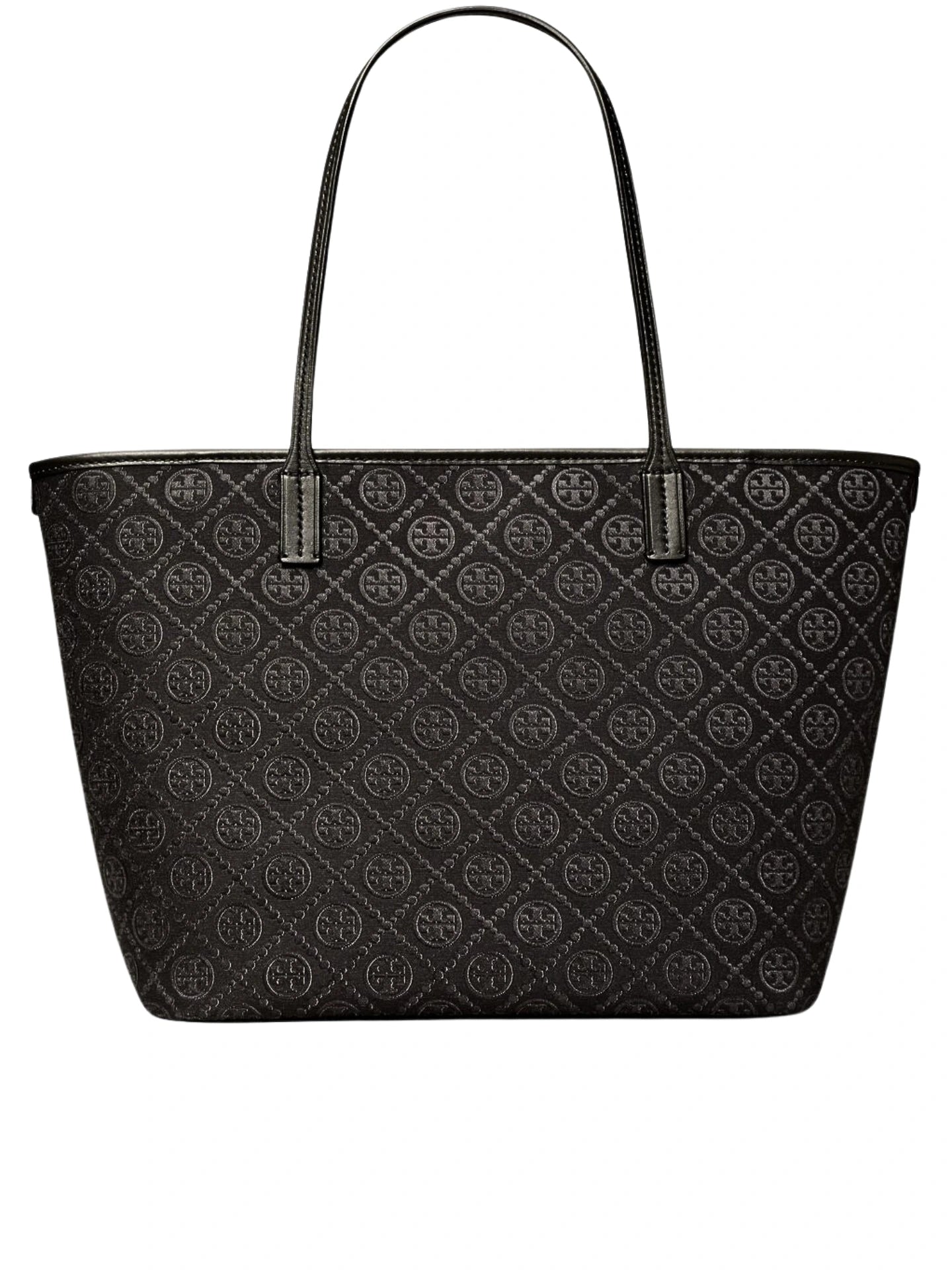 gambar-belakang-Tory-Burch-T-Monogram-Zip-Tote-Bag-Black