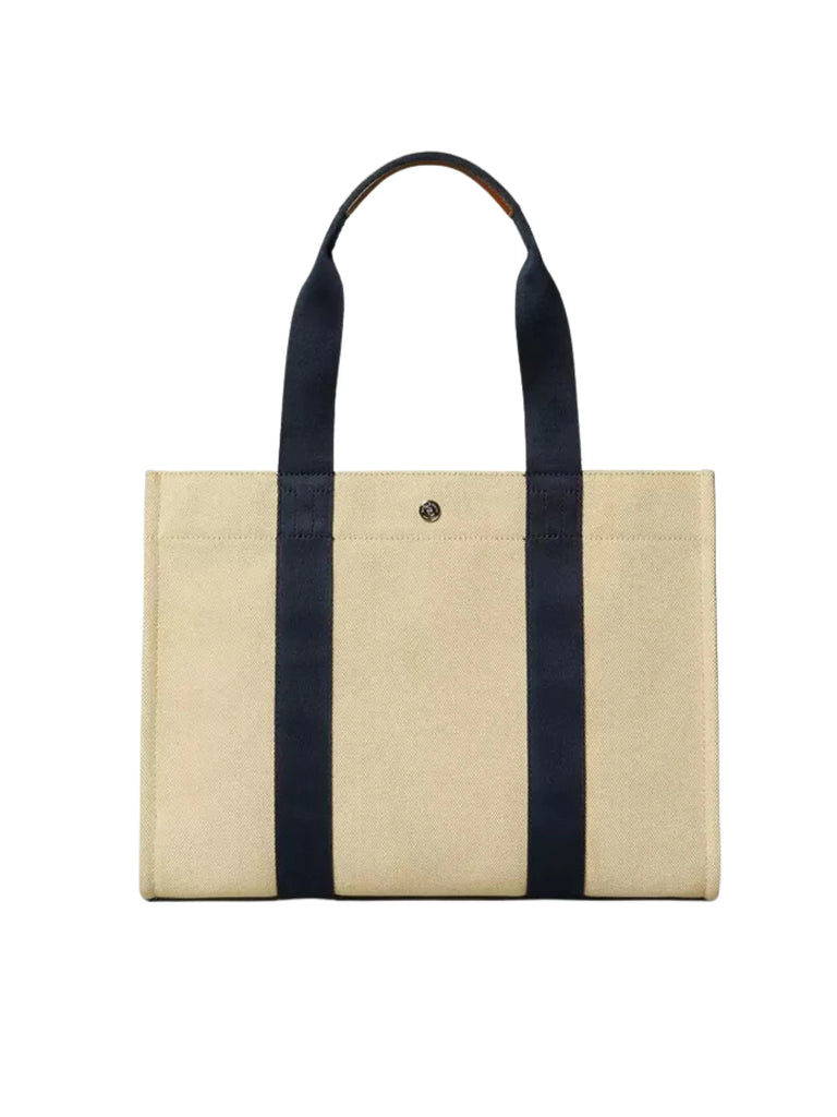 Tory burch canvas tote handbags hotsell