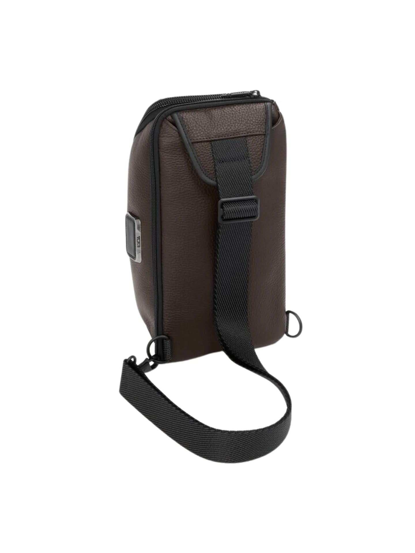 gambar-belakang-Tumi-Alpha-Bravo-Platoon-Leather-Sling-bag-Dark-Brown
