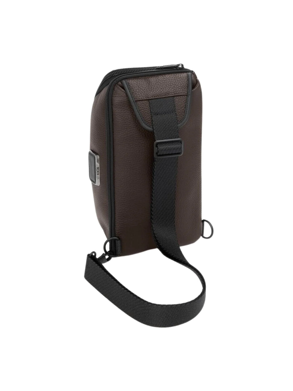 gambar-belakang-Tumi-Alpha-Bravo-Platoon-Leather-Sling-bag-Dark-Brown