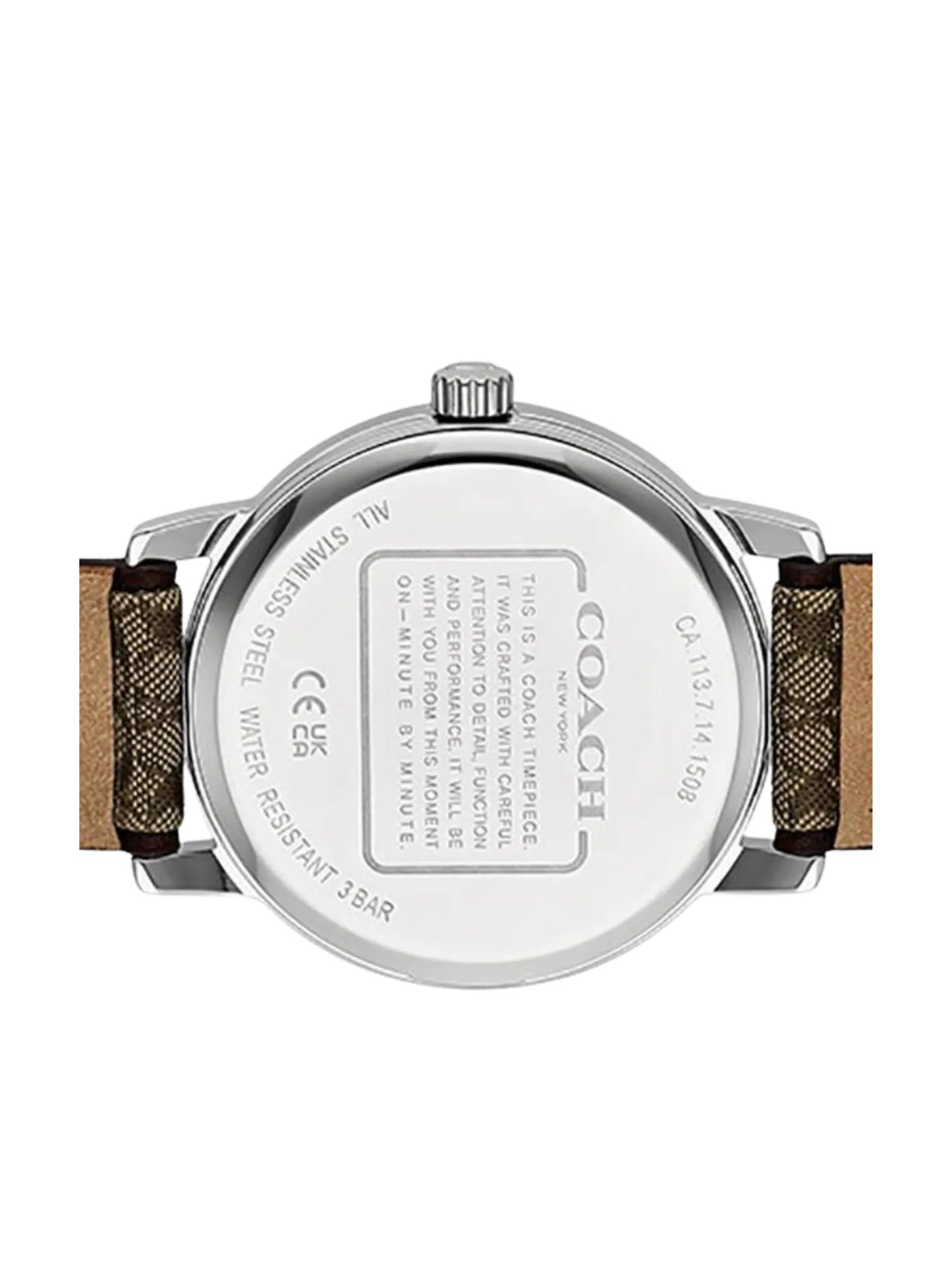 gambar-belakang-dial-Coach-Grand-Silver-Dial-Watch-Signature-Brown-Strap