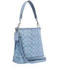 gambar-belakang1-Coach-Mollie-Bucket-22-In-Signature-Chambray-Cornflower-Multi