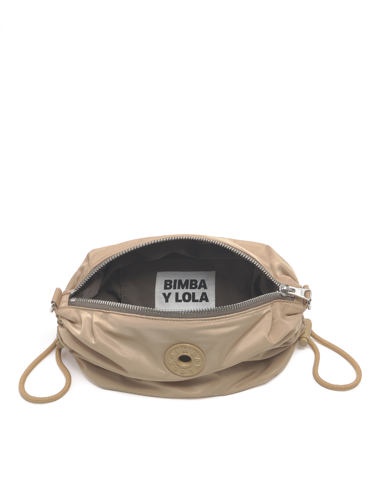 gambar-dalam-Bimba-Y-Lola-Nylon-Gathered-Medium-Crossbody-Bag-Camel_1