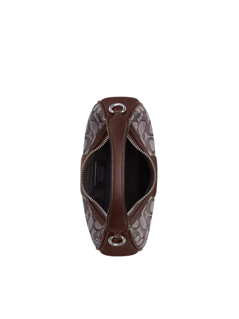 gambar-dalam-Coach-Carmen-Mini-Crossbody-In-Signature-Jacquard-Oak-Maple