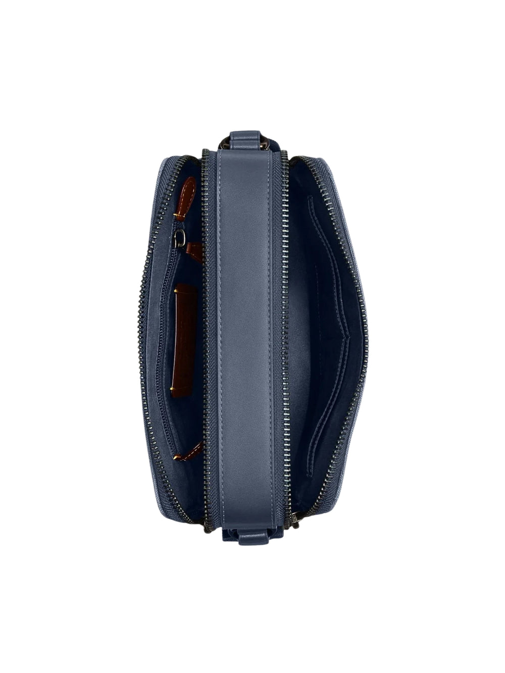 gambar-dalam-Coach-Charter-Crossbody-Bag-24-In-Signature-Canvas-Jacquard-Washed-Chambray