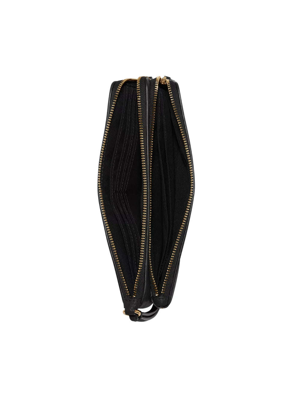 gambar-dalam-Coach-Double-Zip-Wallet-In-Signature-Canvas-Brown-Black