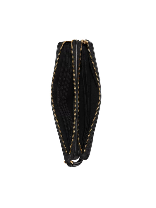 gambar-dalam-Coach-Double-Zip-Wallet-In-Signature-Canvas-Brown-Black