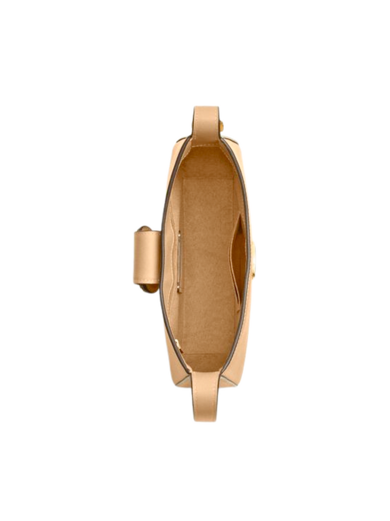 gambar-dalam-Coach-Eliza-Shoulder-Bag-Leather-Covered-Closure-Tan