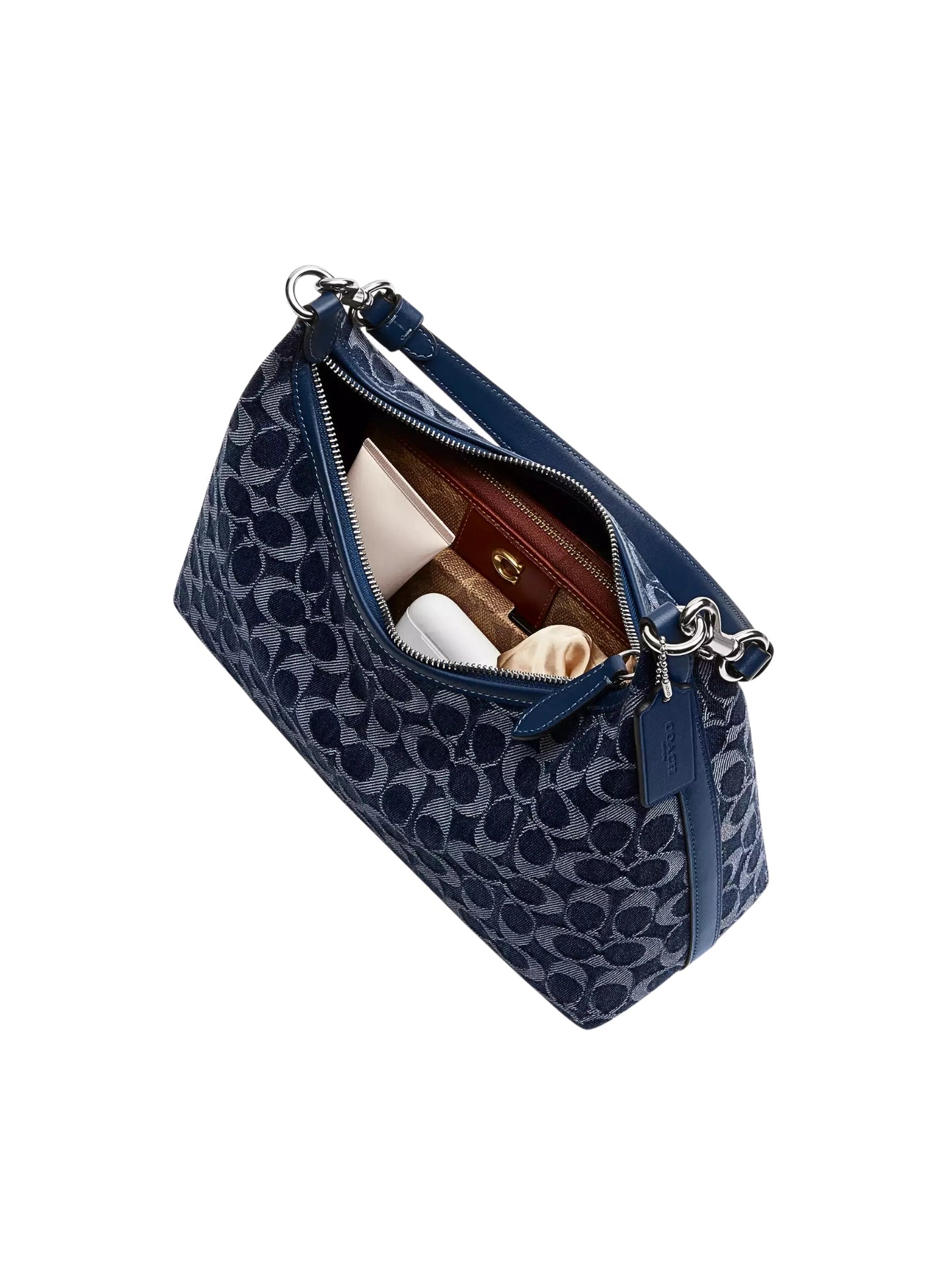 gambar-dalam-Coach-Juliet-Shoulder-Bag-In-Signature-Denim-Deep-Blue-Multi