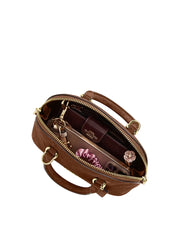 gambar-dalam-Coach-Lara-Suede-Mini-Satchel-Bag-Warm-Brown